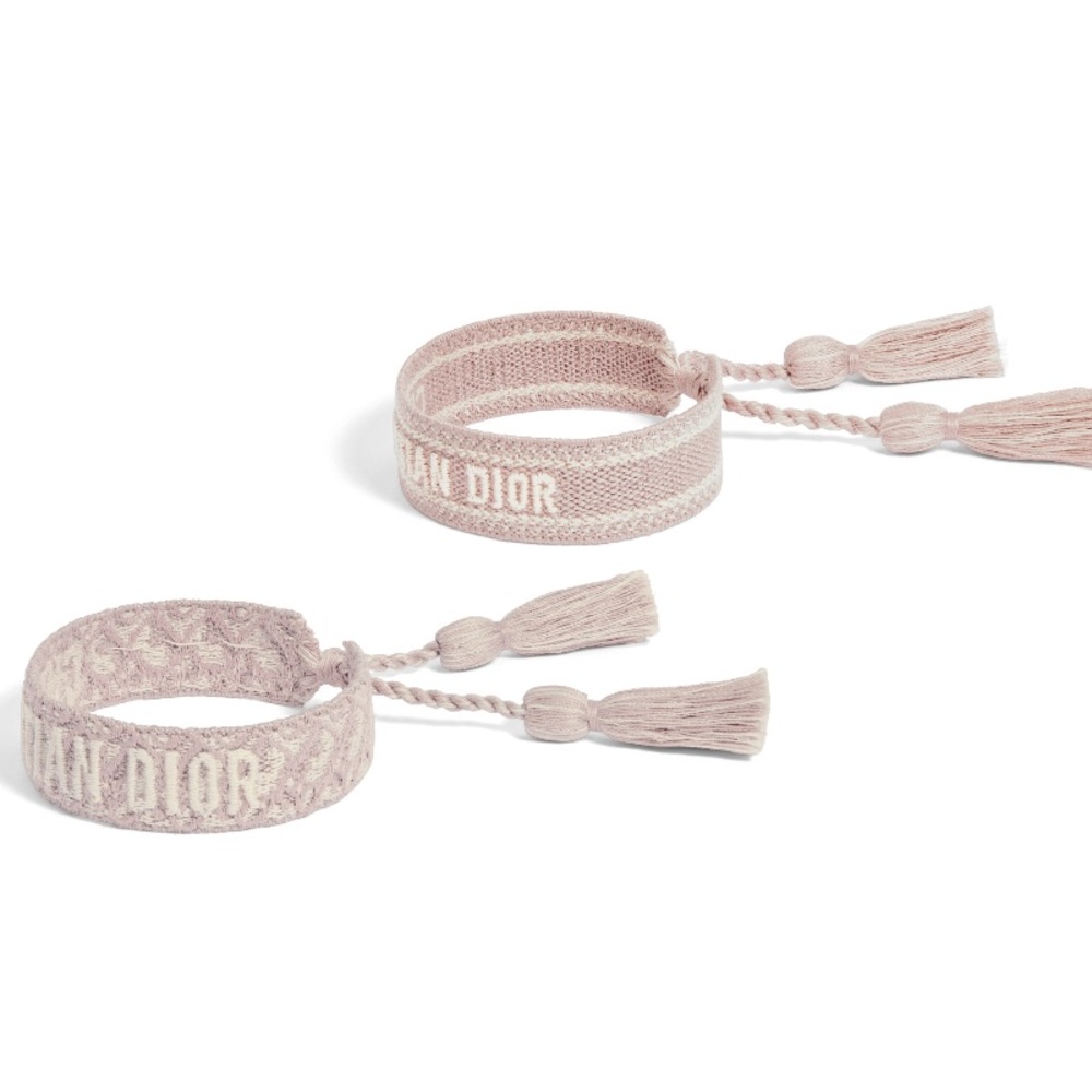 CHRISTIAN DIOR Rose Des Vents Oblique BRACELET SET